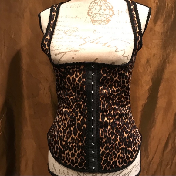 Leopard Print Corset Top/Body Shaper - Picture 3 of 9